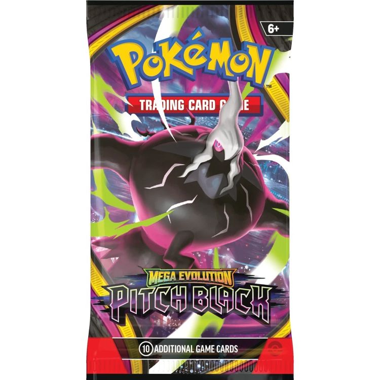 1 x Pokémon Mega Evolution Pitch Black Booster Pack image 1